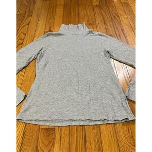 Rag Bone New York Grey Turtleneck Long Sleeve Top Shirt Women's Size L